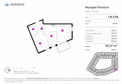 Mieszkanie w inwestycji: Murapol Portovo etap II