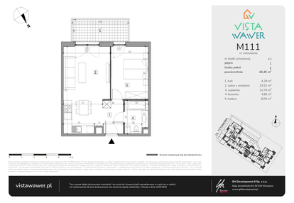 Mieszkanie w inwestycji: Vista Wawer