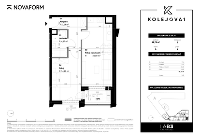 Mieszkanie w inwestycji: Kolejova 1