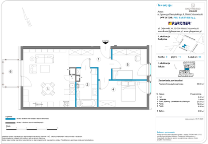 Mieszkanie w inwestycji: Daszyńskiego Square etap 1