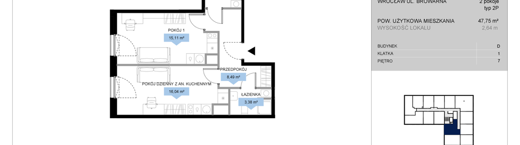 Mieszkanie w inwestycji: Bulwar Północny