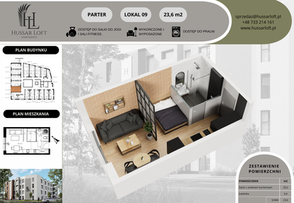 Mieszkanie w inwestycji: Hussar Loft - Apartamenty inwestycyjne