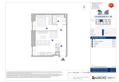 Mieszkanie w inwestycji: Osobowicka 114