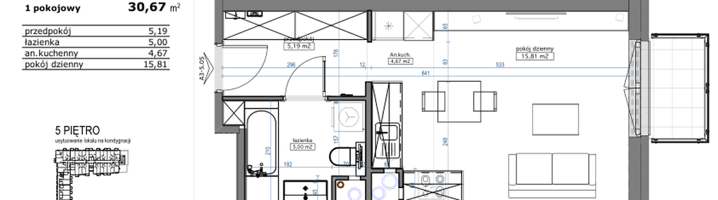 Mieszkanie w inwestycji: Naramowicka 172