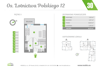 Mieszkanie w inwestycji: Os. Lotnictwa Polskiego 12