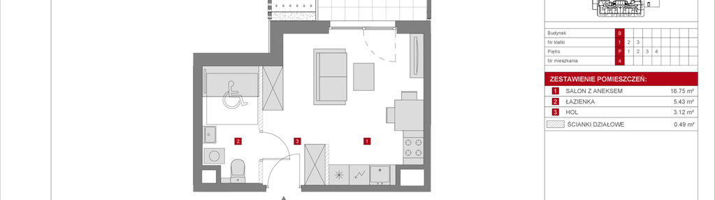 Mieszkanie w inwestycji: Dzielnica Mieszkaniowa Metro Zachód - etap 8.2