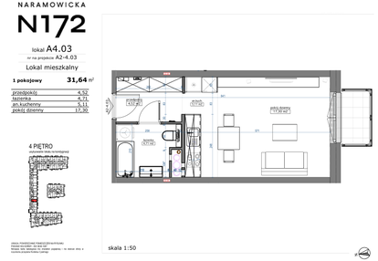 Mieszkanie w inwestycji: Naramowicka 172