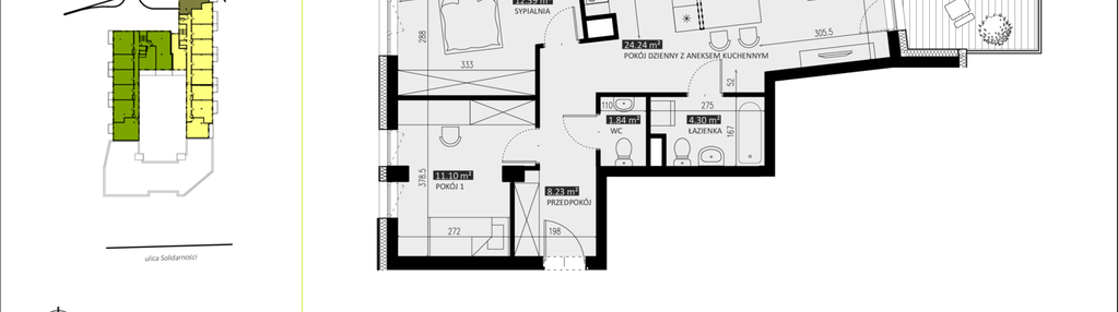 Mieszkanie w inwestycji: Apartamenty Północna etap II