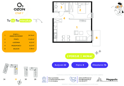 Mieszkanie w inwestycji: Osiedle Ozon etap VII