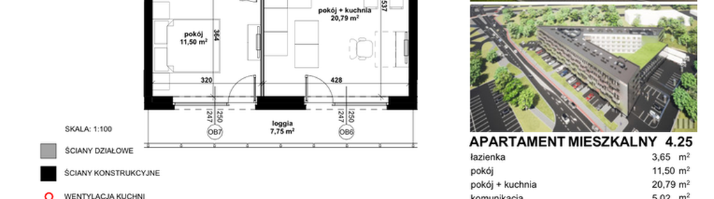 Mieszkanie w inwestycji: Apartamentowiec Zwycięska 3