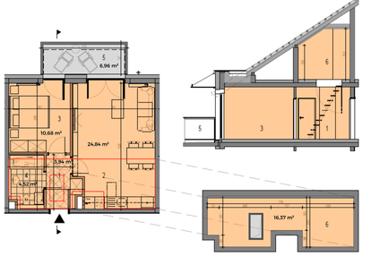 Mieszkanie w inwestycji: Partynice House II budynek P i R