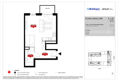 Mieszkanie w inwestycji: Atrium - Nowy Szczepin