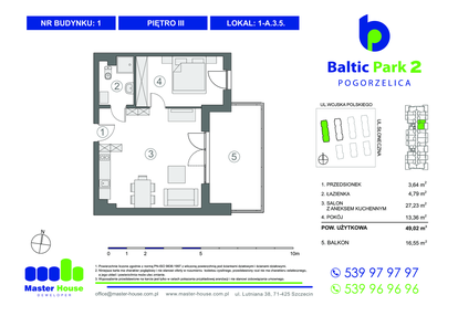Mieszkanie w inwestycji: Baltic Park 2 Pogorzelica bud. 1 i 2