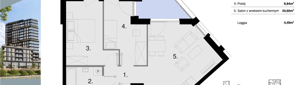 Mieszkanie w inwestycji: Sky Trust etap II