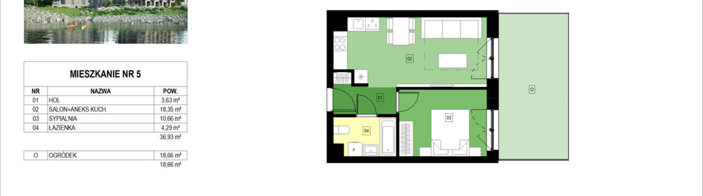 Mieszkanie w inwestycji: Panorama Kwiatkowskiego River