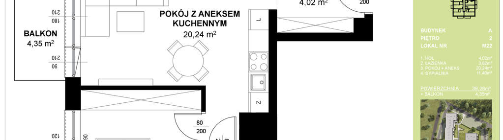 Mieszkanie w inwestycji: Triton Kampinos III