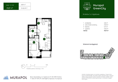 Mieszkanie w inwestycji: Murapol GreenCity bud. 1