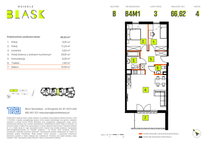 Mieszkanie w inwestycji: Osiedle BLASK - Etap I