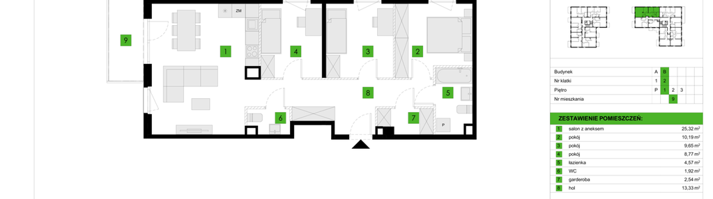 Mieszkanie w inwestycji: Osiedle Zielna IV faza 2
