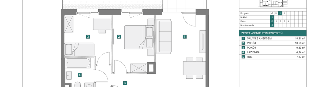 Mieszkanie w inwestycji: Apartamenty Myśliborska Park