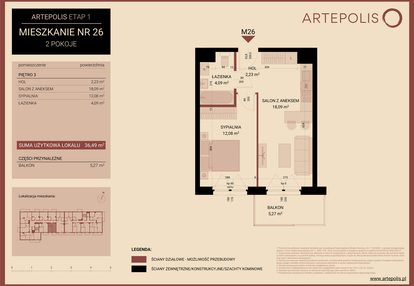 Mieszkanie w inwestycji: Artepolis