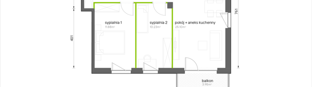 Mieszkanie w inwestycji: Aroniowa Vita