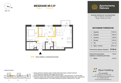 Mieszkanie w inwestycji: Apartamenty Dębowa