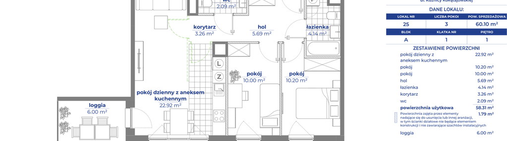 Mieszkanie w inwestycji: Osiedle Kołłątajówka