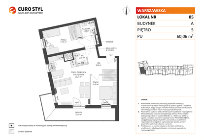 Mieszkanie w inwestycji: Osiedle Warszawska etap IV