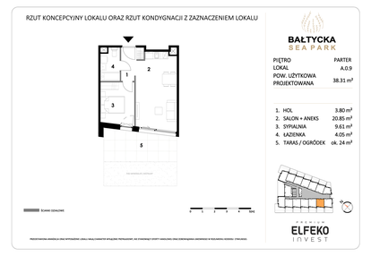 Mieszkanie w inwestycji: Bałtycka Sea Park