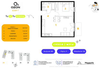 Mieszkanie w inwestycji: Osiedle Ozon etap VII