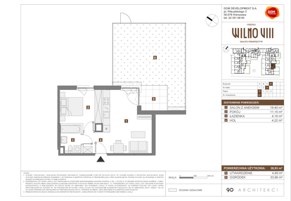 Mieszkanie w inwestycji: Osiedle Wilno VIII etap 1.2