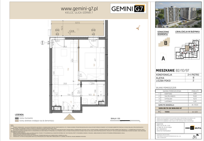 Mieszkanie w inwestycji: GEMINI G-7