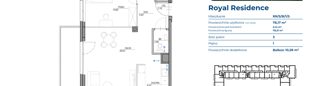 Mieszkanie w inwestycji: Royal Residence 5