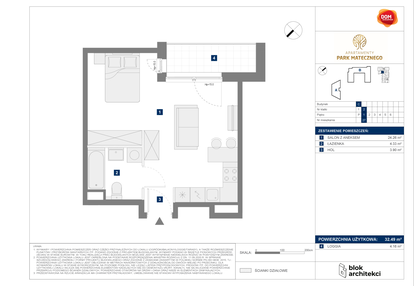 Mieszkanie w inwestycji: Apartamenty Park Matecznego Etap 1
