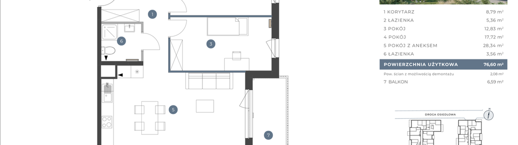 Mieszkanie w inwestycji: Astelia Park etap 1A i 3