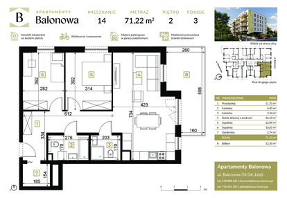 Mieszkanie w inwestycji: Apartamenty Balonowa