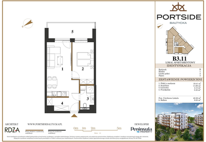 Mieszkanie w inwestycji: Portside Bałtycka