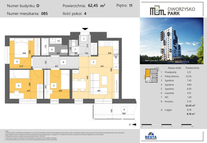 Mieszkanie w inwestycji: Dworzysko Park - Etap III