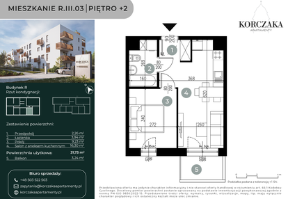 Mieszkanie w inwestycji: Korczaka Apartamenty