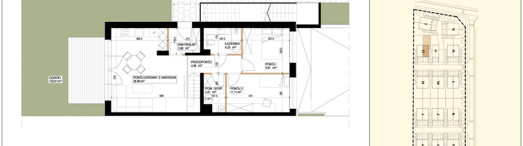Mieszkanie w inwestycji: Waniliowa