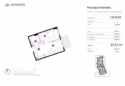 Mieszkanie w inwestycji: Murapol Havelia