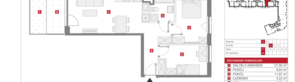 Mieszkanie w inwestycji: Dzielnica Mieszkaniowa Metro Zachód - etap 13