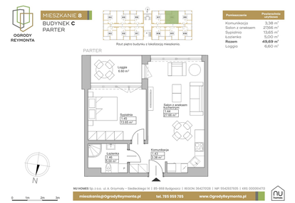 Mieszkanie w inwestycji: Ogrody Reymonta