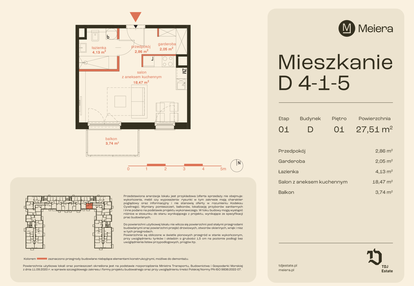 Mieszkanie w inwestycji: Osiedle Meiera