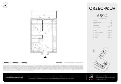 Mieszkanie w inwestycji: Orzechowa 2