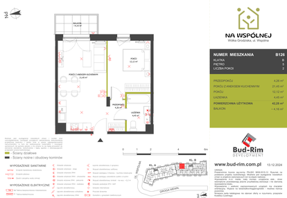 Mieszkanie w inwestycji: Na Wspólnej
