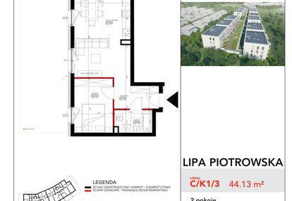 Mieszkanie w inwestycji: Lipa Piotrowska