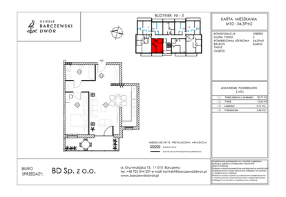 Mieszkanie w inwestycji: Osiedle Barczewski Dwór etap III