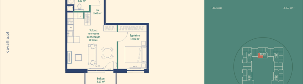 Mieszkanie w inwestycji: Cavallia